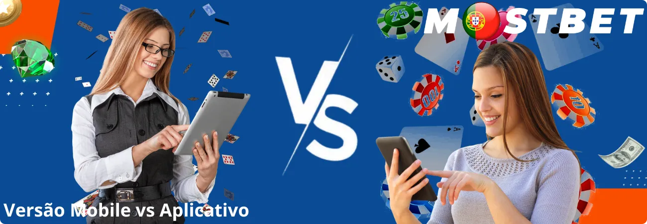 Versão Mobile vs Aplicativo